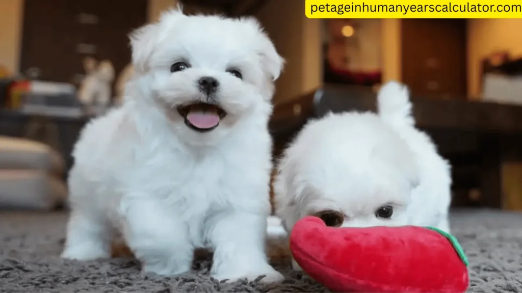 Maltese Dog image with care