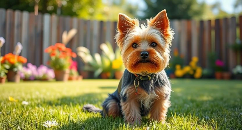 highly Deatiled image of Yorkshire Terrier dog pet