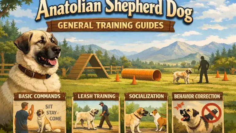 Anatolian Shepherd Dog general training guides for obedience, behavior, and working instincts