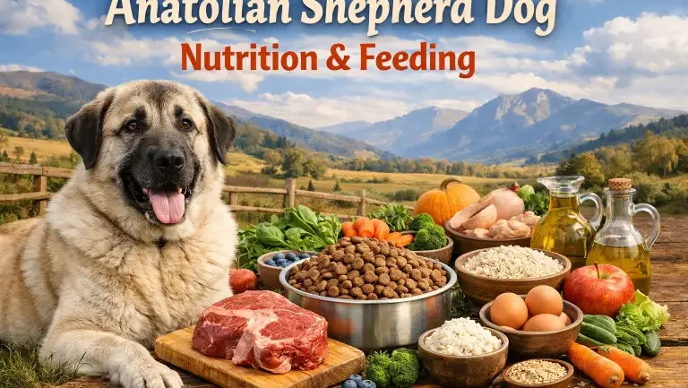 Anatolian Shepherd Dog nutrition and feeding guide with diet, portions, and health tips
