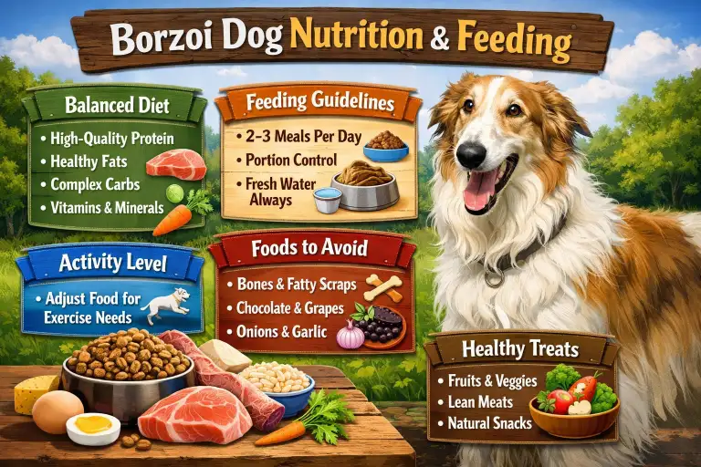 Borzoi Dog Nutrition and Feeding Guide for Daily Health