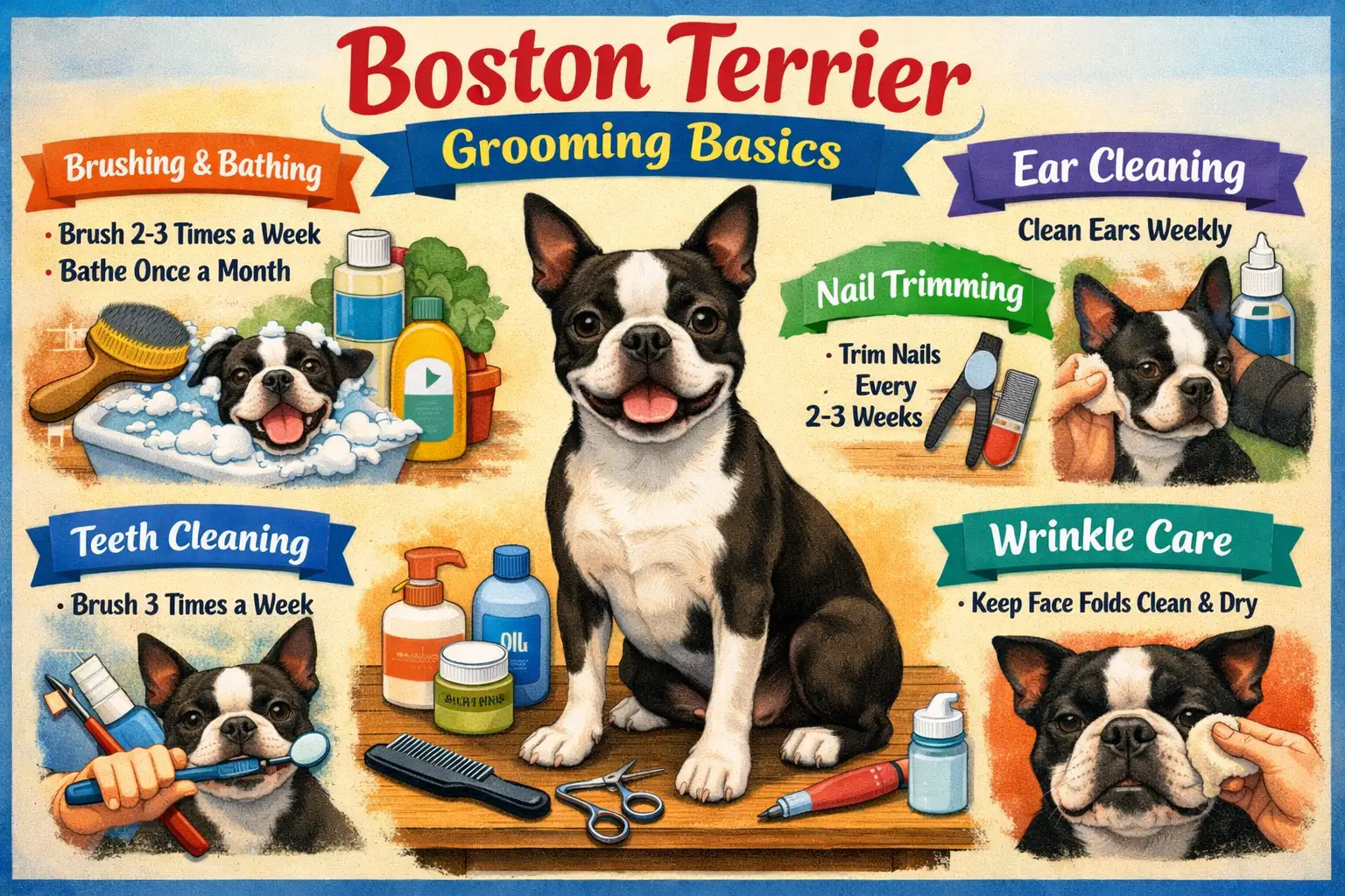 Boston Terrier Grooming Basics: Complete Care Guide for Owners
