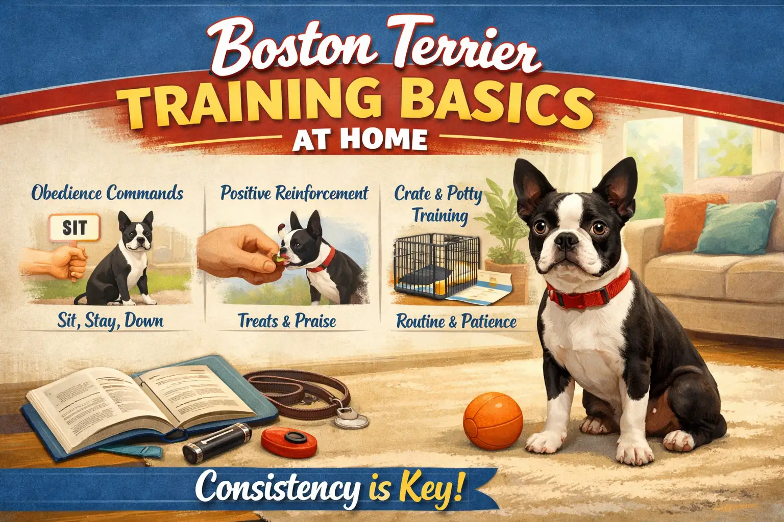 Boston Terrier Training: A Complete Guide for Well-Behaved Dogs