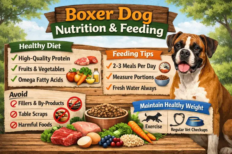 Boxer Dog Nutrition & Feeding Guide: What to Feed, How Much, and Common Mistakes