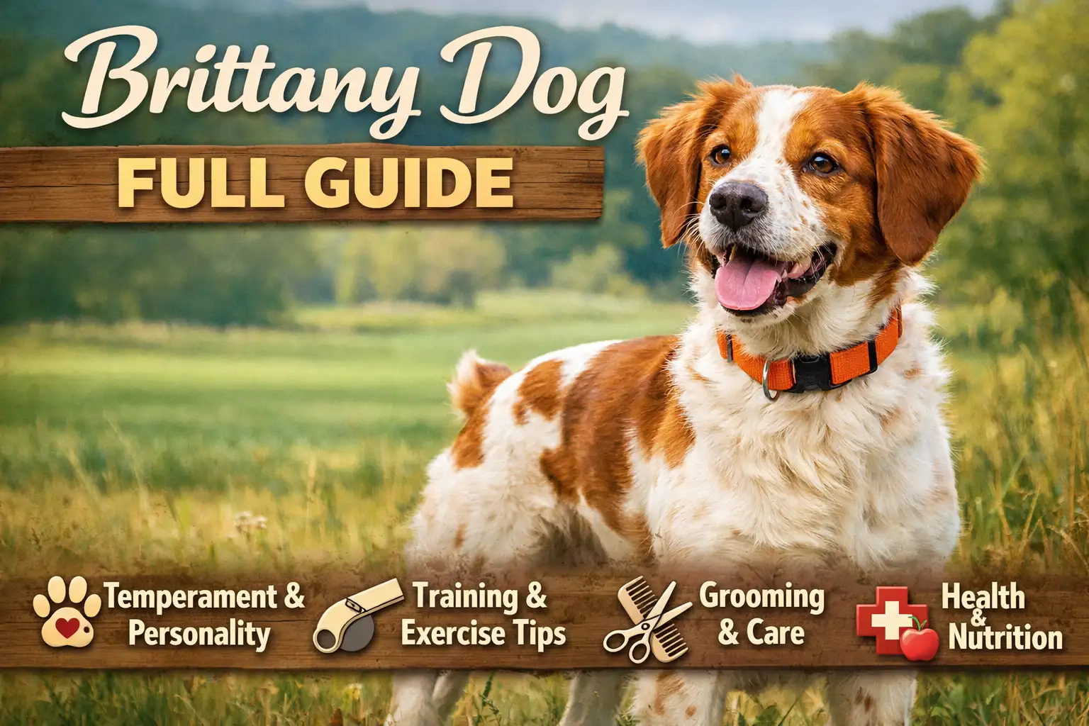 The Ultimate Brittany Dog Breed Guide: Appearance, Training, Health, and More