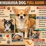 Chihuahua dog standing alert with upright ears, small body, and confident temperament
