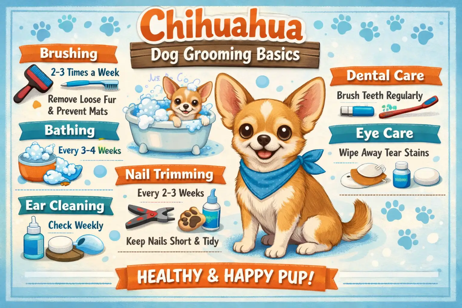 Chihuahua Dog Grooming Basics: A Complete Beginner’s Guide