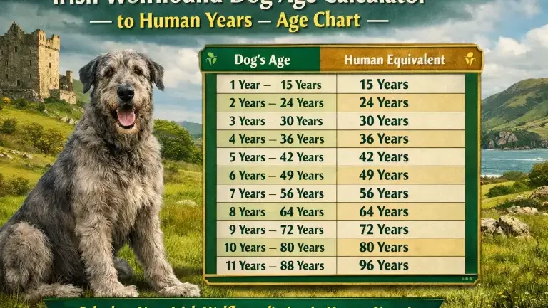 Adult Irish Wolfhound standing outdoors showing its tall, muscular build and wiry coat