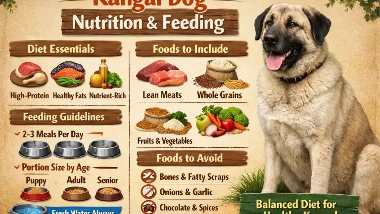 Kangal Dog Nutrition & Feeding Guide – Diet, Calories & Health