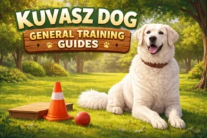 Adult Kuvasz with a thick white coat and muscular build standing alert in an open landscape