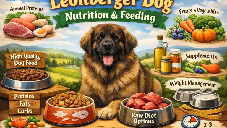 Adult Leonberger dog sitting outdoors, showing thick coat and strong giant-breed build