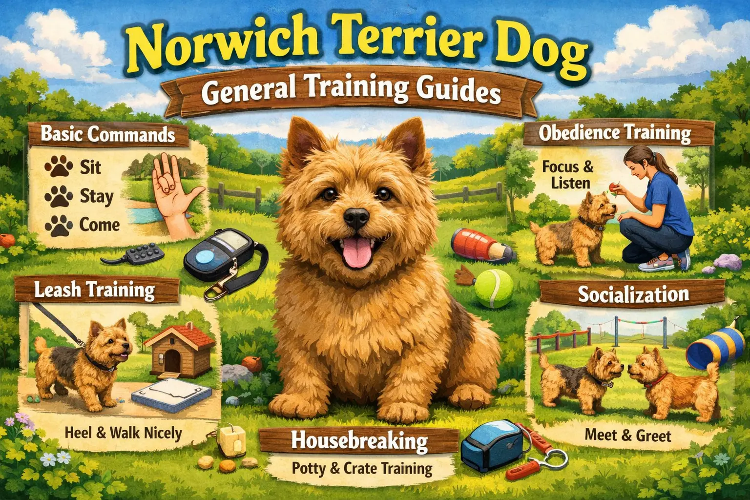 Norwich Terrier Training Guide: Practical Tips for a Well-Behaved Dog