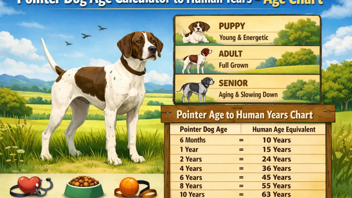 Pointer dog standing outdoors showing typical athletic build and alert posture