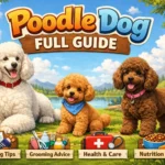 Poodle dog showing typical breed temperament, intelligence, curly coat, and friendly personality traits in a breed guide overview