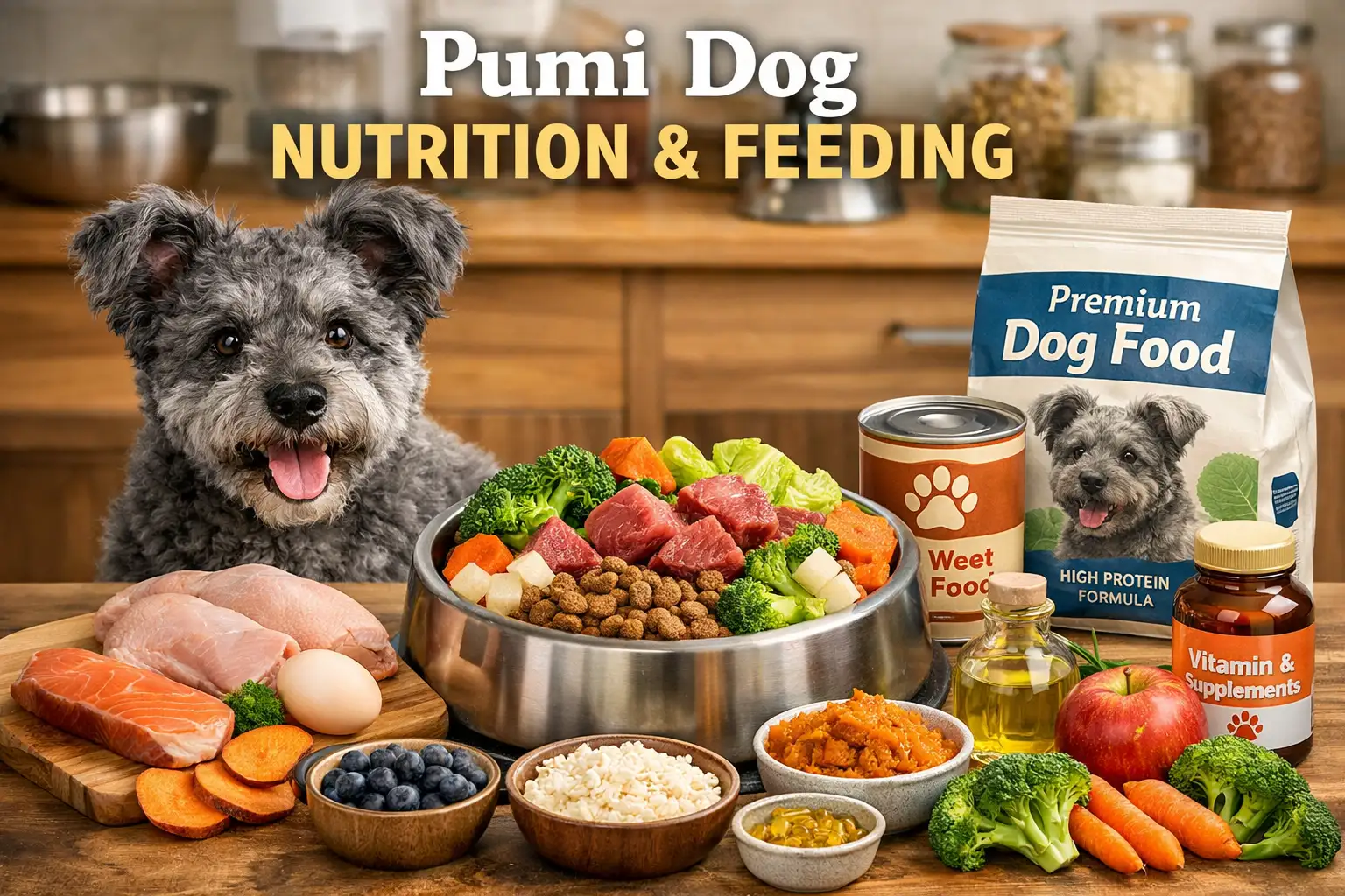 Pumi Dog Nutrition & Feeding: What to Feed, How Much, and Common Feeding Mistakes