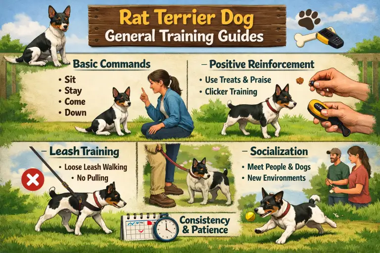 Rat Terrier Dog General Training Guides: Obedience, Behavior Control, and Daily Training Tips