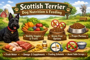 Practical Scottish Terrier dog nutrition & feeding guidance for health, weight control, and life stages in.