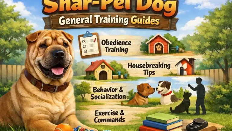 Shar-Pei dog sitting during obedience training with its owner, showing focus, independence, and calm temperament Shar-Pei dog sitting during obedience training with its owner, showing focus, independence, and calm temperament
