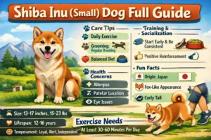 Clear Shiba Inu (Small) dog.