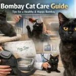 “Bombay cat relaxing indoors in a clean home environment”