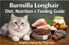 Burmilla Longhair cat diet and nutrition guide with balanced feeding advice