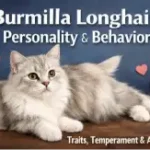 Burmilla Longhair cat personality and behavior traits in a friendly home setting