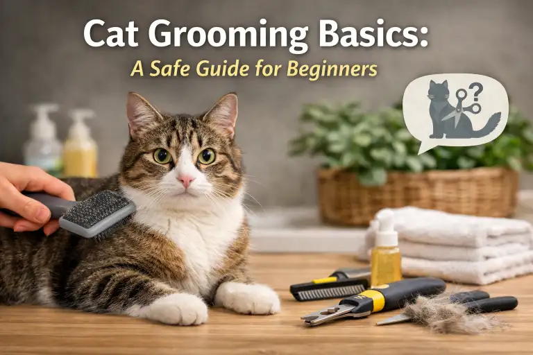 Cat Grooming Basics: A Beginner-Safe Guide to Grooming Your Cat at Home