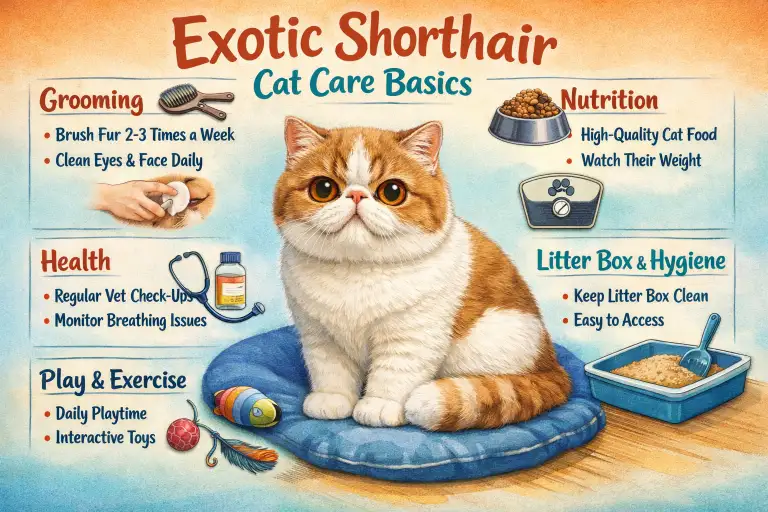 Exotic Shorthair Cat Care Guide for Daily Needs and Healthy Living