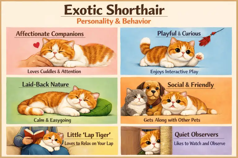 Exotic Shorthair Cat Personality and Behavior Traits Explained