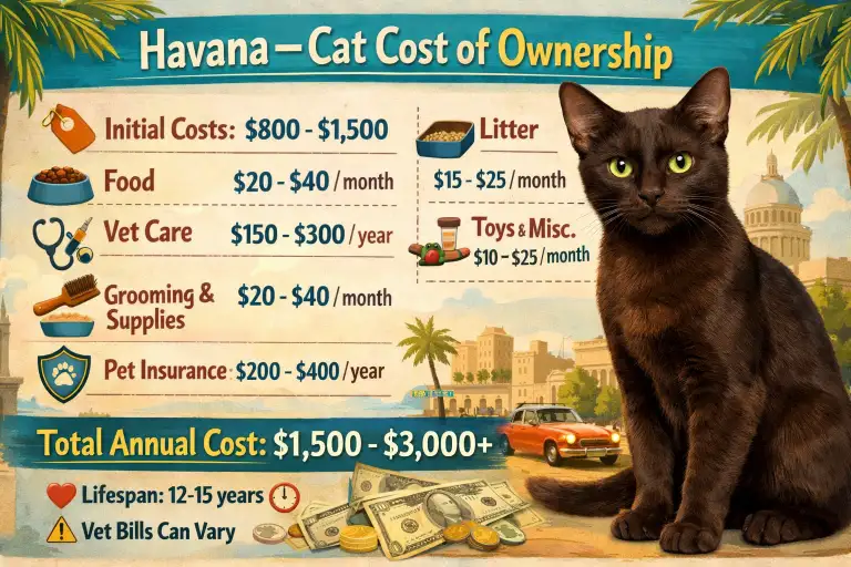 Havana Cat Cost of Ownership and Lifetime Expenses