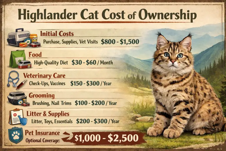 Highlander Cat Cost of Ownership and Lifetime Expenses