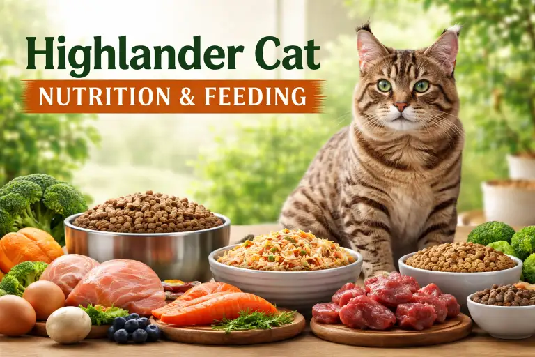 Highlander Cat Diet, Nutrition and Feeding Guide Explained