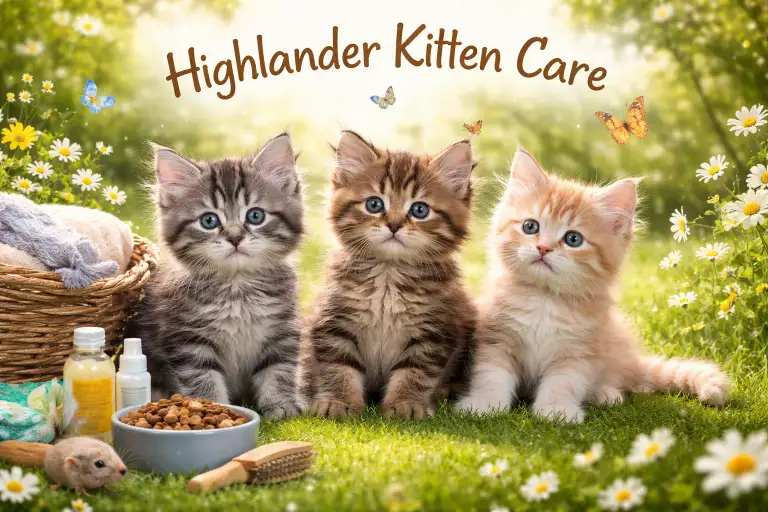 Highlander Kitten Care Guide for Growth and Early Health