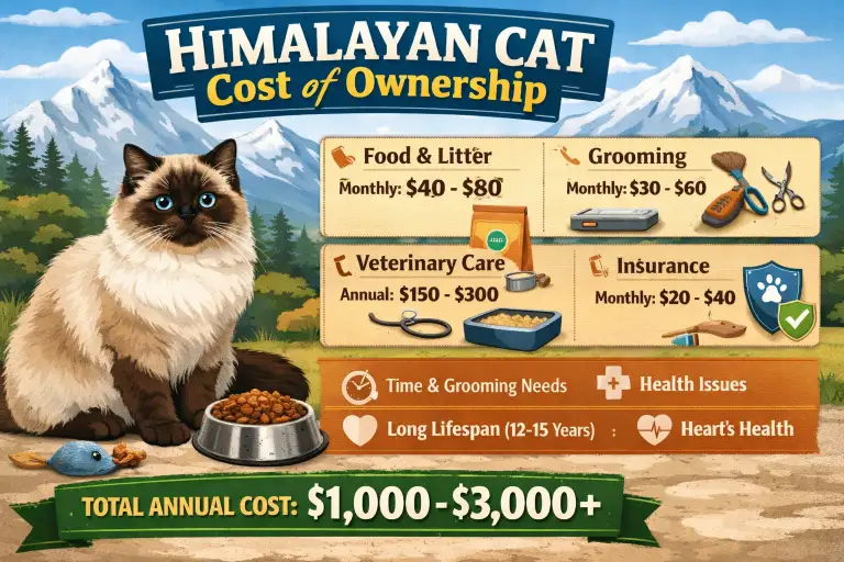 Himalayan Cat Cost of Ownership and Lifetime Expenses