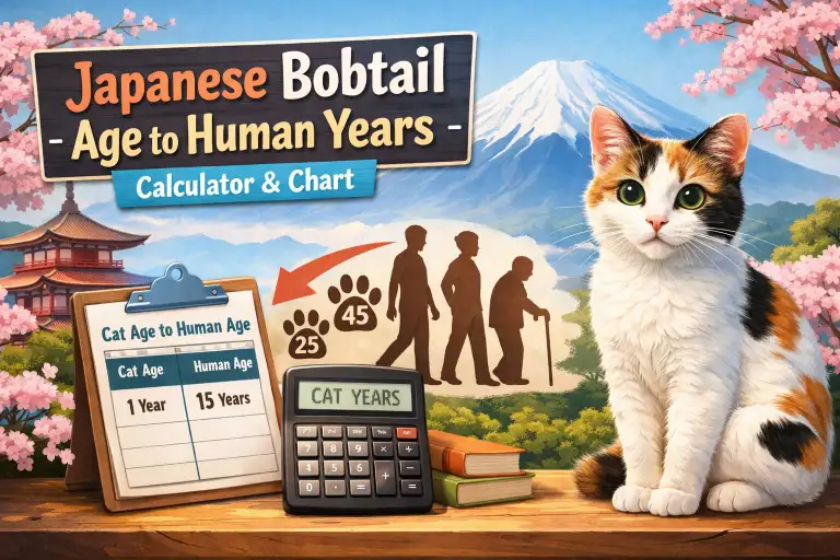 Japanese Bobtail Age Calculator – Convert Cat Years to Human Years