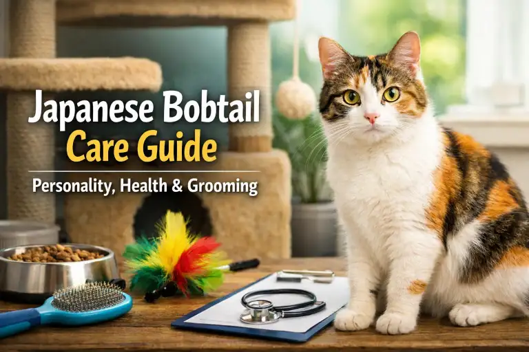 Japanese Bobtail Care Guide: Daily, Grooming & Health Tips