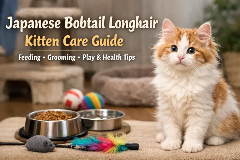 Japanese Bobtail Longhair Kitten Care Guide: Feeding, Grooming, and First-Year Tips