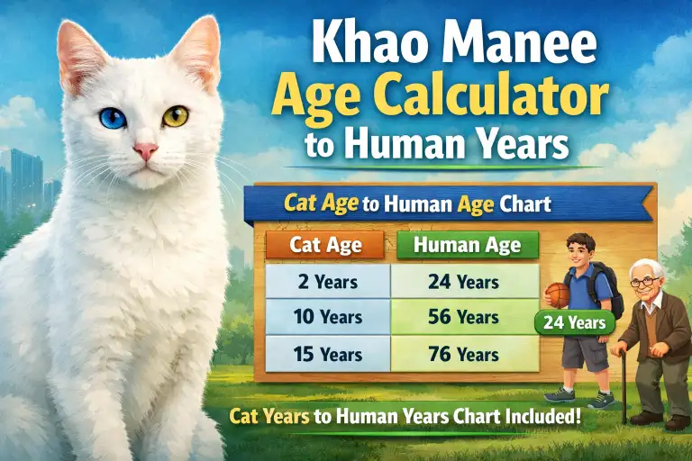 Khao Manee Age Calculator to Human Years (Age Chart Included)