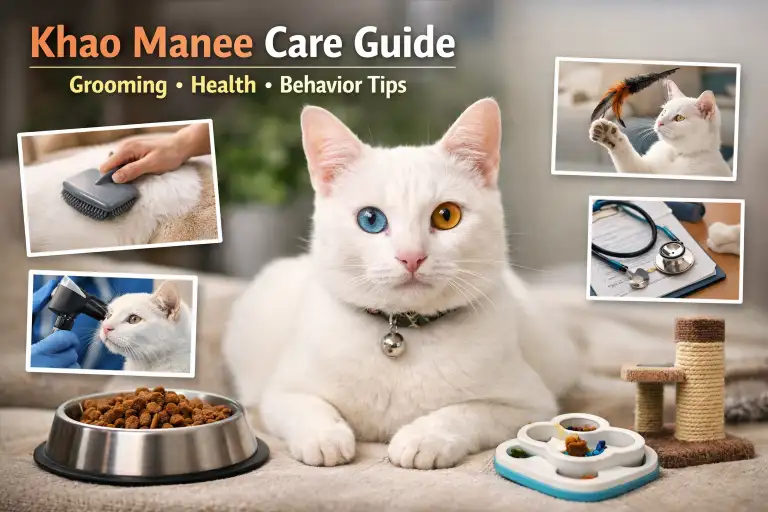Khao Manee Care Guide: Daily Care, Grooming, Health & Behavior Tips