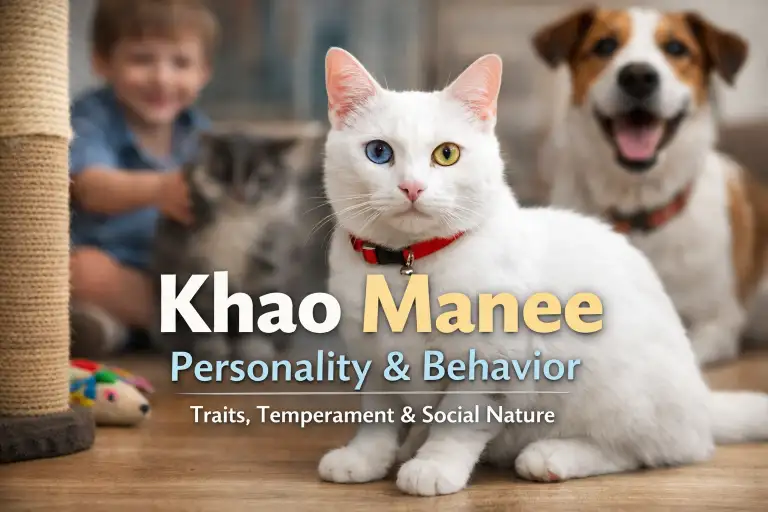 Khao Manee Personality & Behavior: What This Social, Vocal Cat Is Really Like