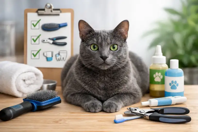 Korat Grooming Basics: Simple Coat Care, Nail Trimming, and Hygiene Tips for Beginners