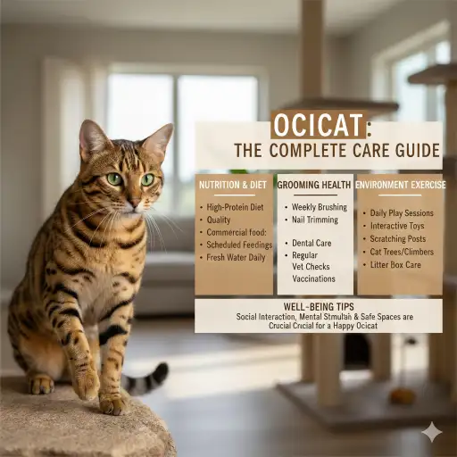 Ocicat Cat Care Guide for Daily Needs and Healthy Living