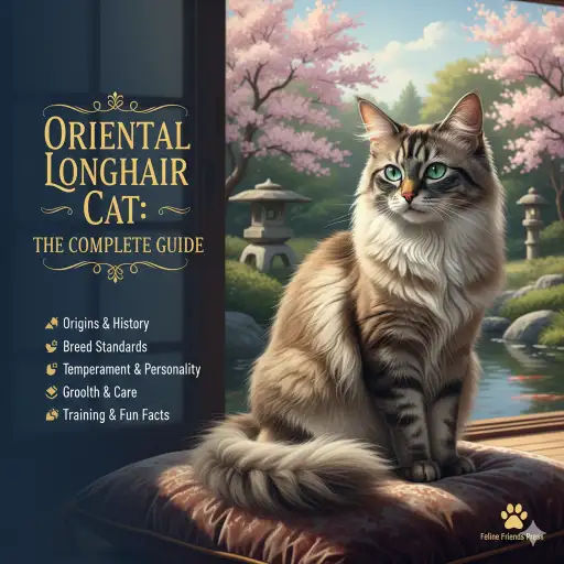 Oriental Longhair Cat Full Breed Guide Covering Care, Traits, and Lifespan