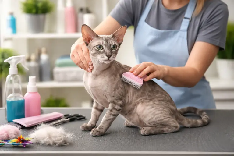 Peterbald Cat Grooming Basics for Skin Care and Hygiene