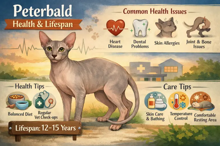 Peterbald Cat Health Issues and Average Lifespan Guide