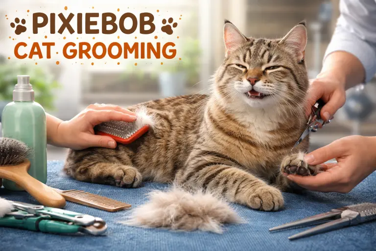 Pixiebob Cat Grooming Basics for Coat Care and Hygiene