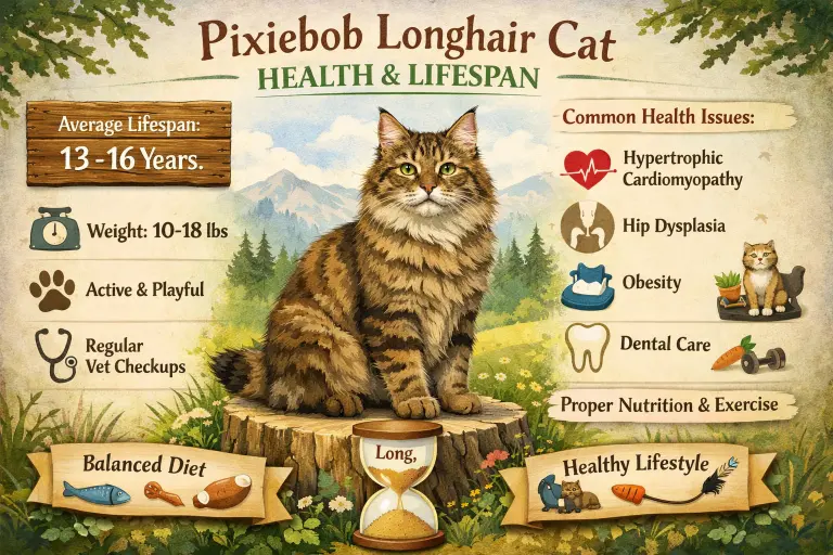 Pixiebob Longhair Cat Health Issues and Lifespan Guide