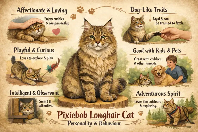 Pixiebob Longhair Cat Personality and Behavior Explained