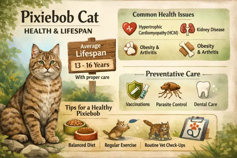 Pixiebob Cat Health Issues and Average Lifespan Guide
