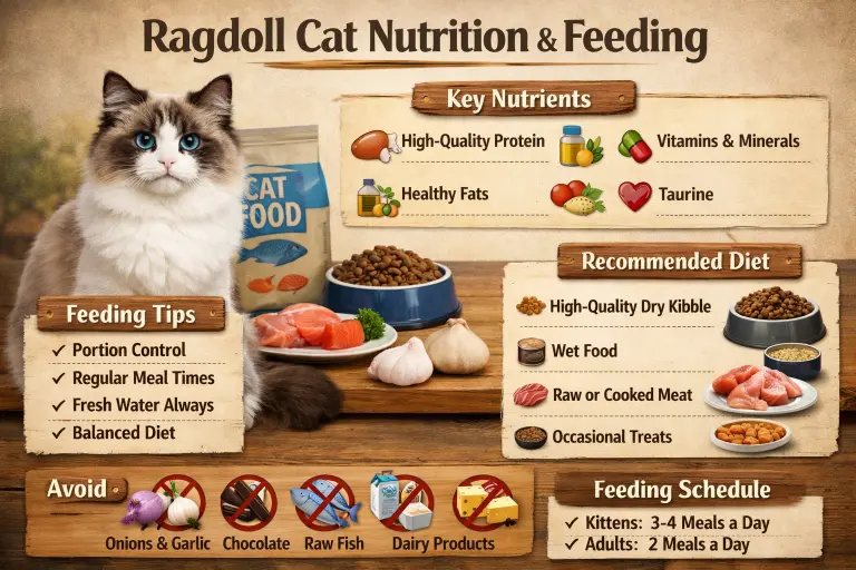 Ragdoll Cat Diet, Nutrition and Feeding Guide Explained